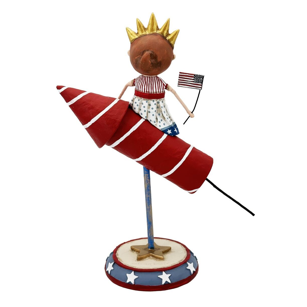 Lori Mitchell Summer Fun Collection: Liberty Takes Flight Figurine