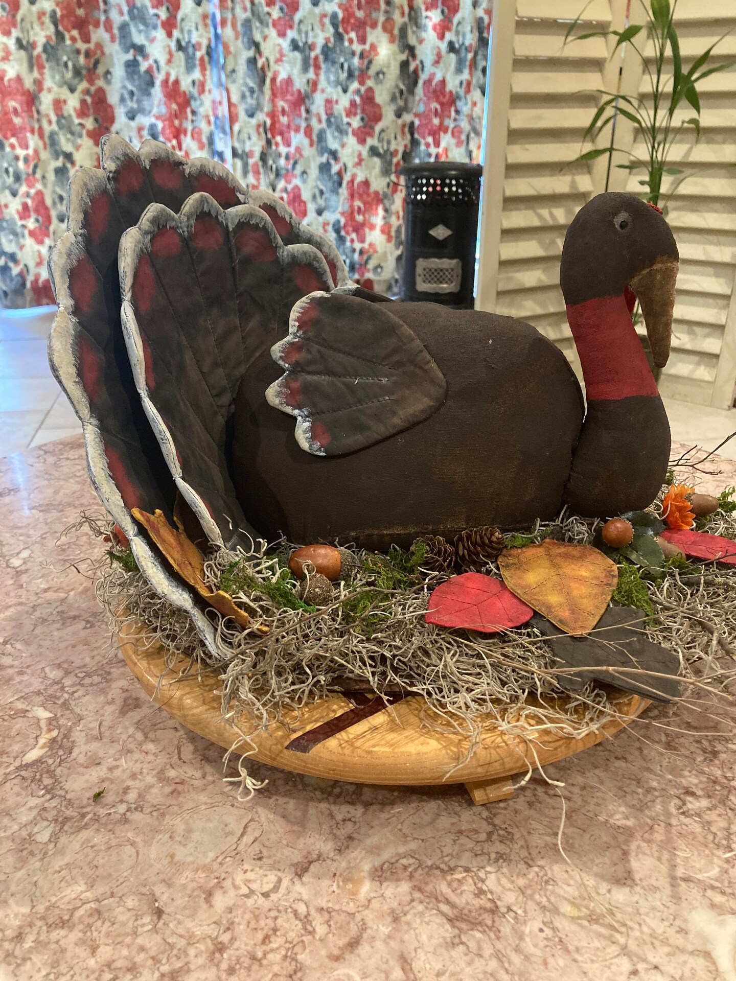 Handmade Thanksgiving Turkey Table Centerpiece - Fall Decoration - Thanksgiving Decoration - Fall Farmhouse - Country Decor product 4