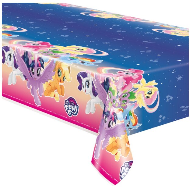 My Little Pony Rectangular Plastic Table Cover, 54&#x22; x 84&#x22;, 1ct