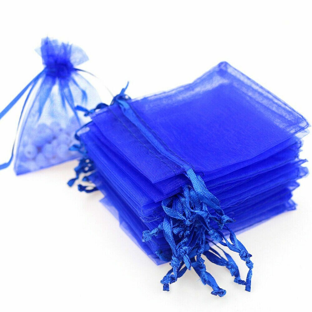 4x6 Organza Drawstring Bags Pouch 100 pcs
