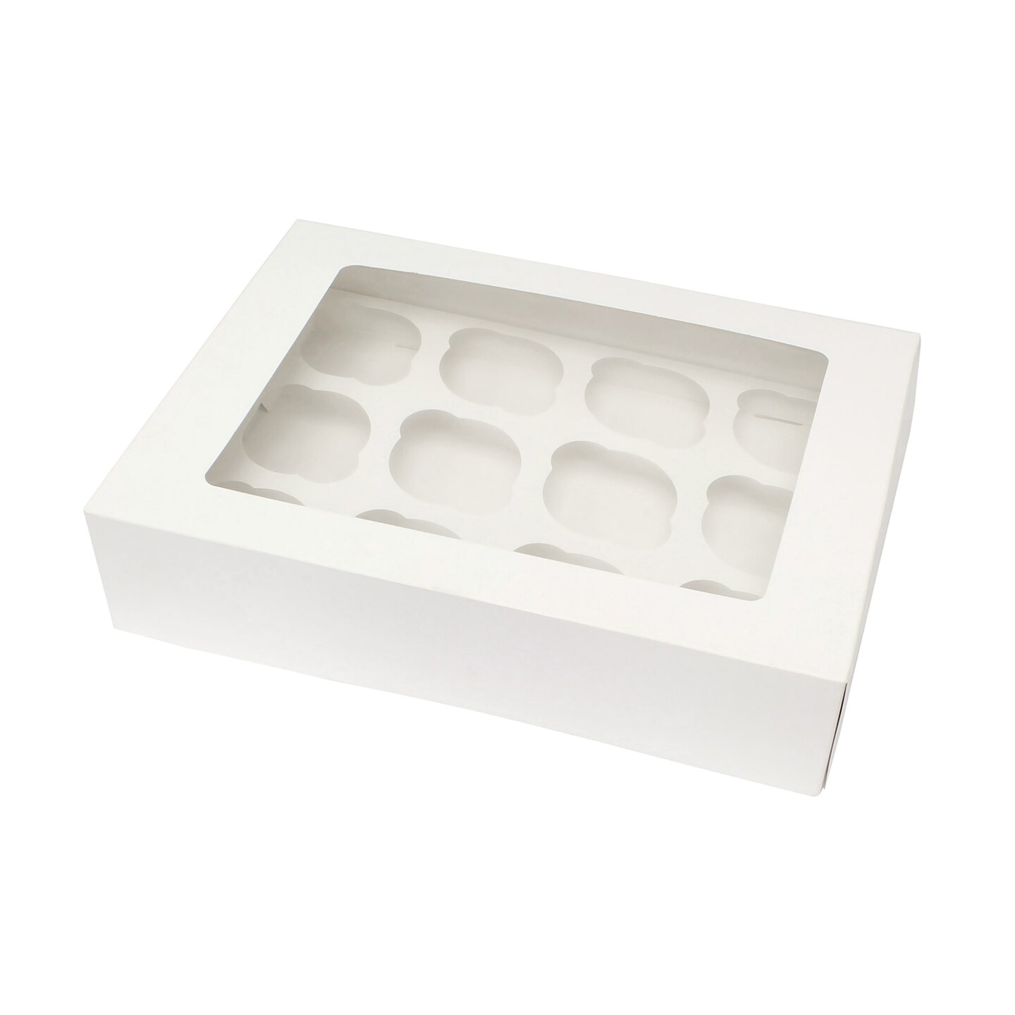 Spec101 | Cupcake Boxes with Insert &#x2013; White Bakery Boxes, Dessert Boxes