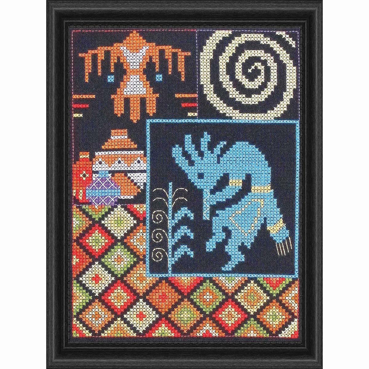 Imaginating Inc. Southwest Kokopelli Counted Cross-Stitch Kit