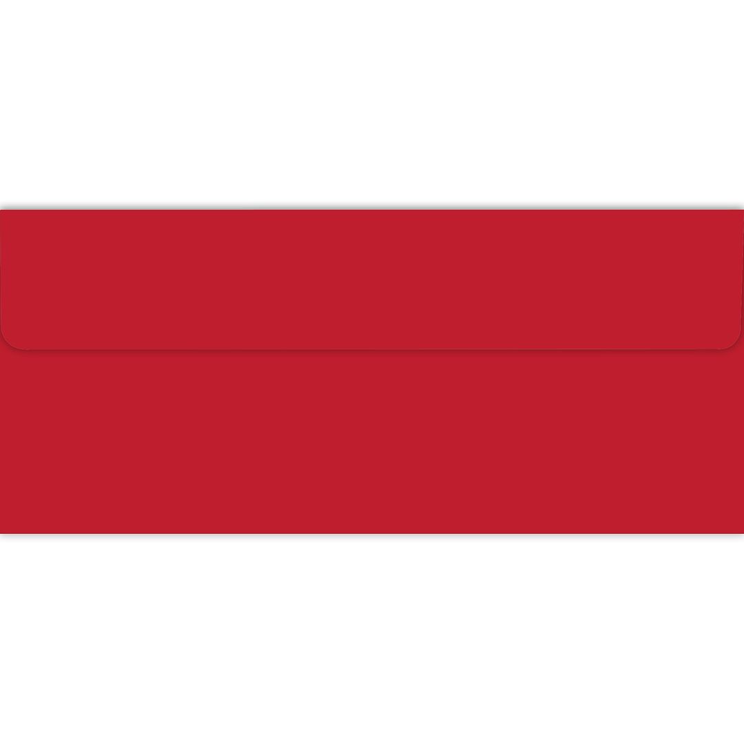 Great Papers! Envelopes, #10, Gummed Adhesive, Bright Red, 9.5" x 4.125", Printer Friendly, 40 count