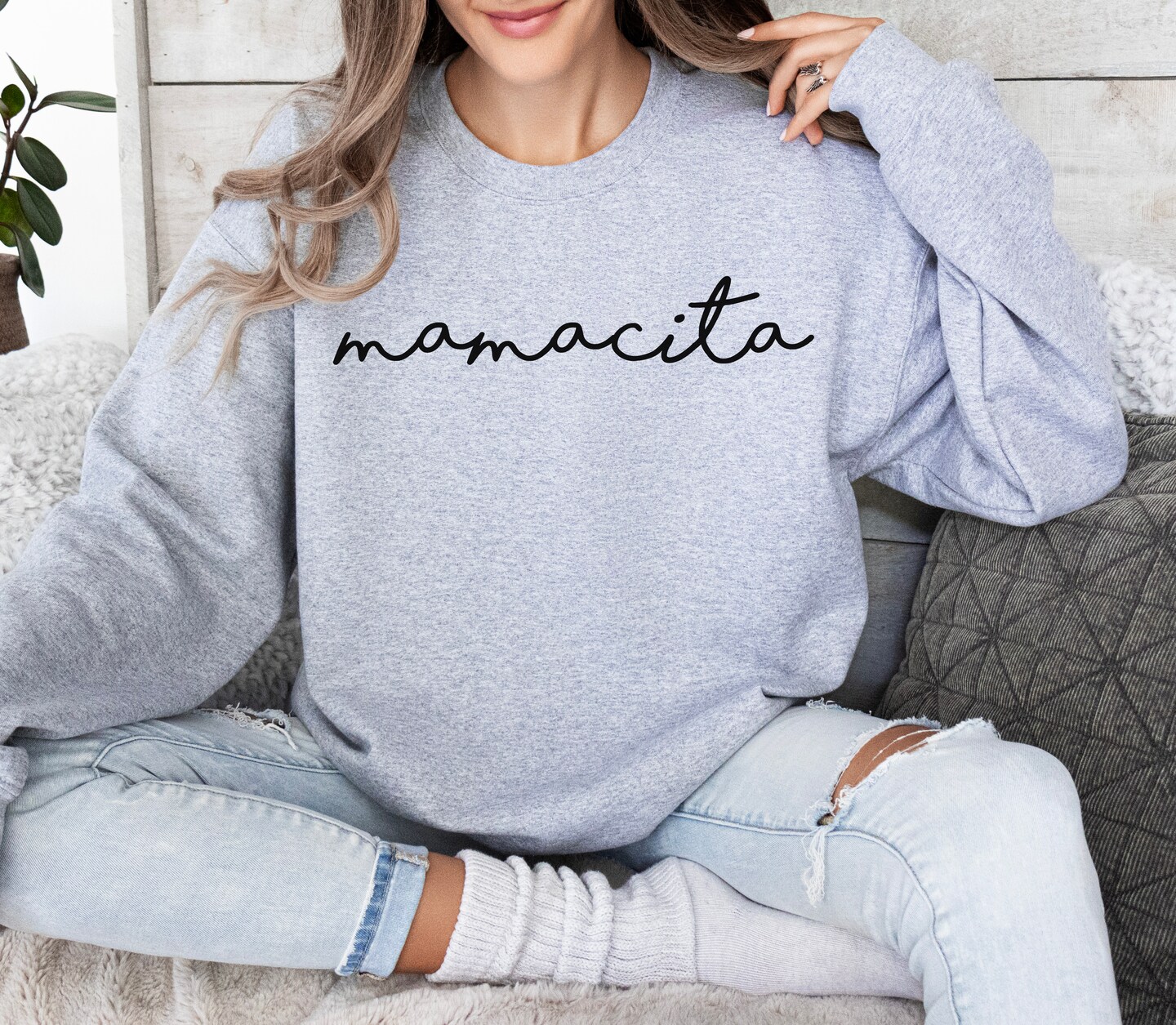 Mom Sweatshirt, Mamacita Sweatshirt, Mama Shirt, Mom Shirt, Mothers Day Gift, Mom Birthday Gift product 4