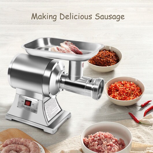 1100W Stainless Steel Heavy Duty #22 Electric Meat Grinder