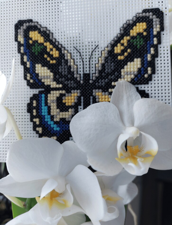&#x22;Butterflies&#x22; Counted Cross-Stitch Kit