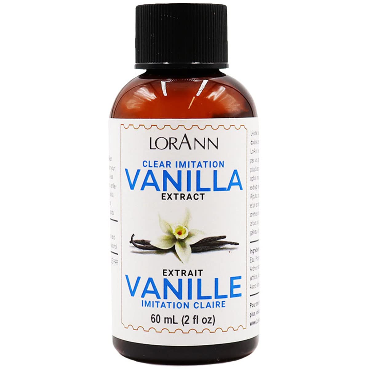 LorAnn Clear Vanilla Extract(Art.)- 2 ounce bottle