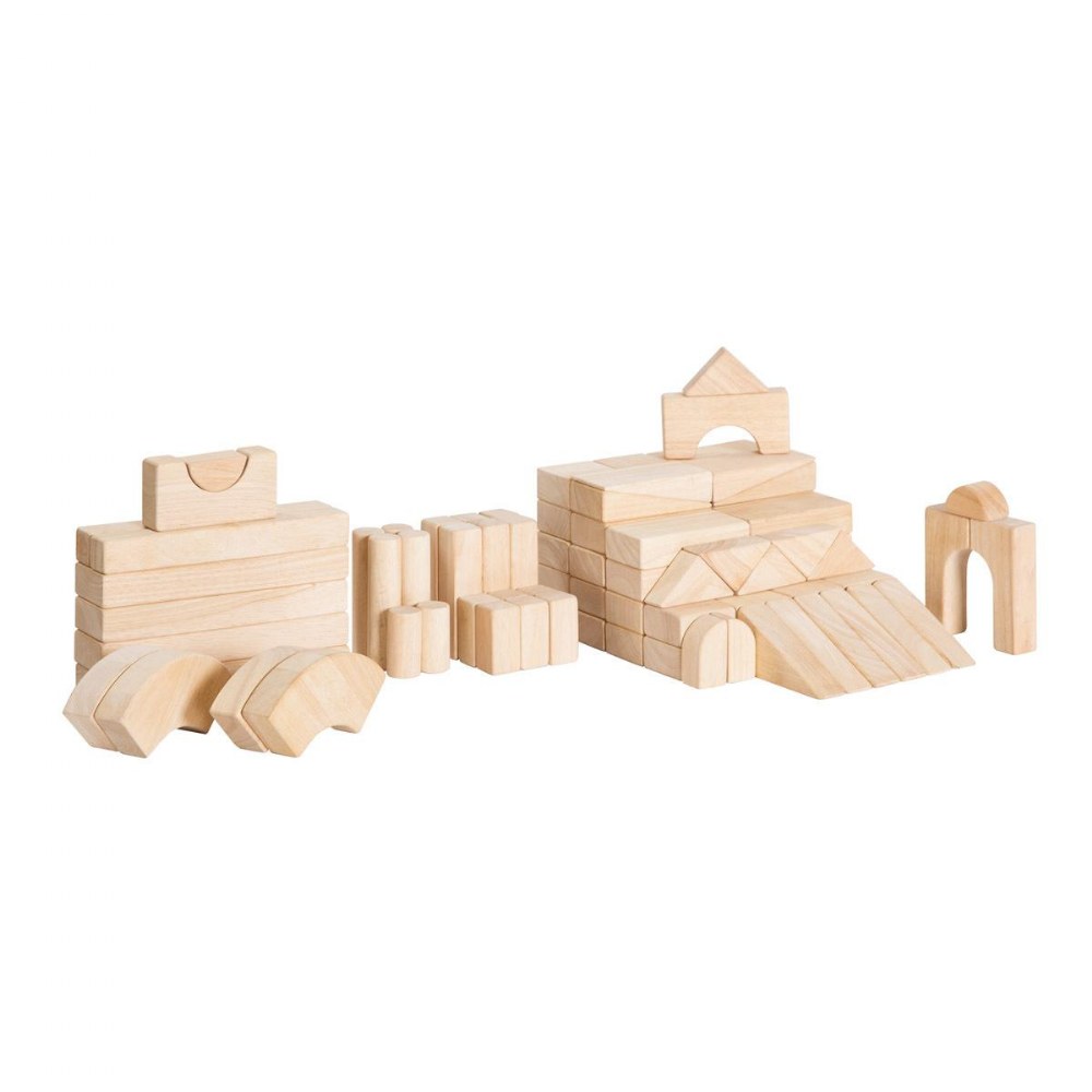Kaplan Early Learning Company Unit Blocks Supplement Set II - 88 pieces in 16 shapes