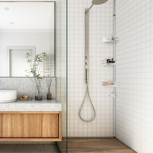 4Tier Tension Corner Shower Caddy for Bathroom Michaels