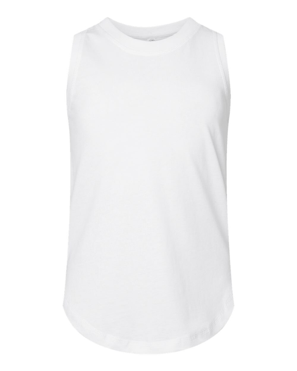 LAT® Girls' Relaxed Fine Jersey Crewneck Sleeve less Tank - 2692