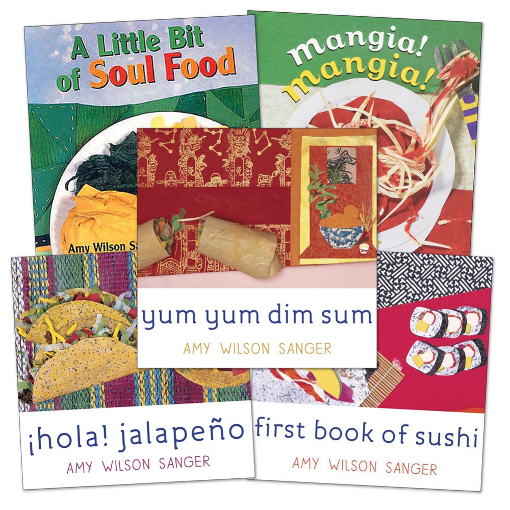 Kaplan Early Learning Company A World of Food Board Books - Set of 5