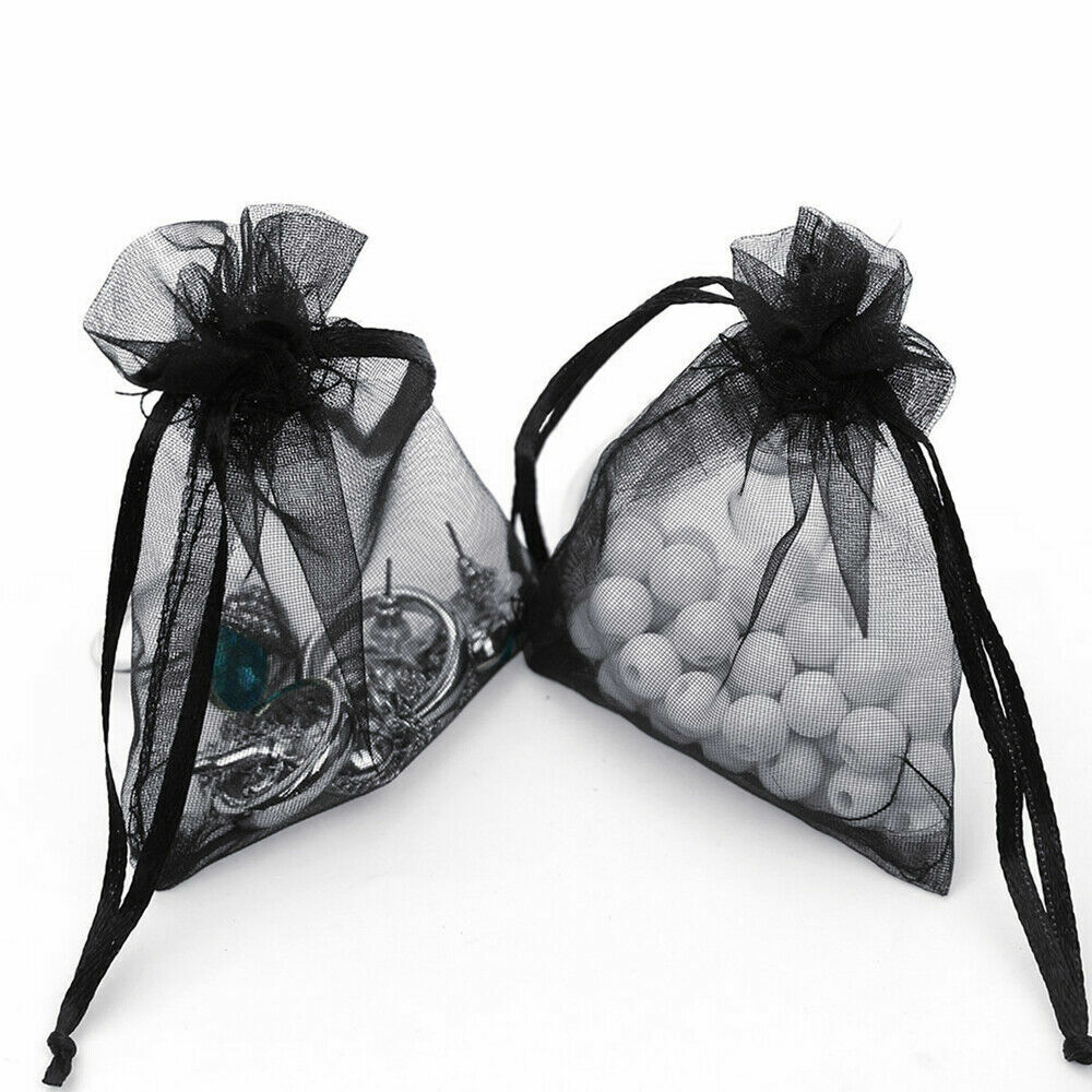 4x6 Organza Drawstring Bags Pouch 100 pcs