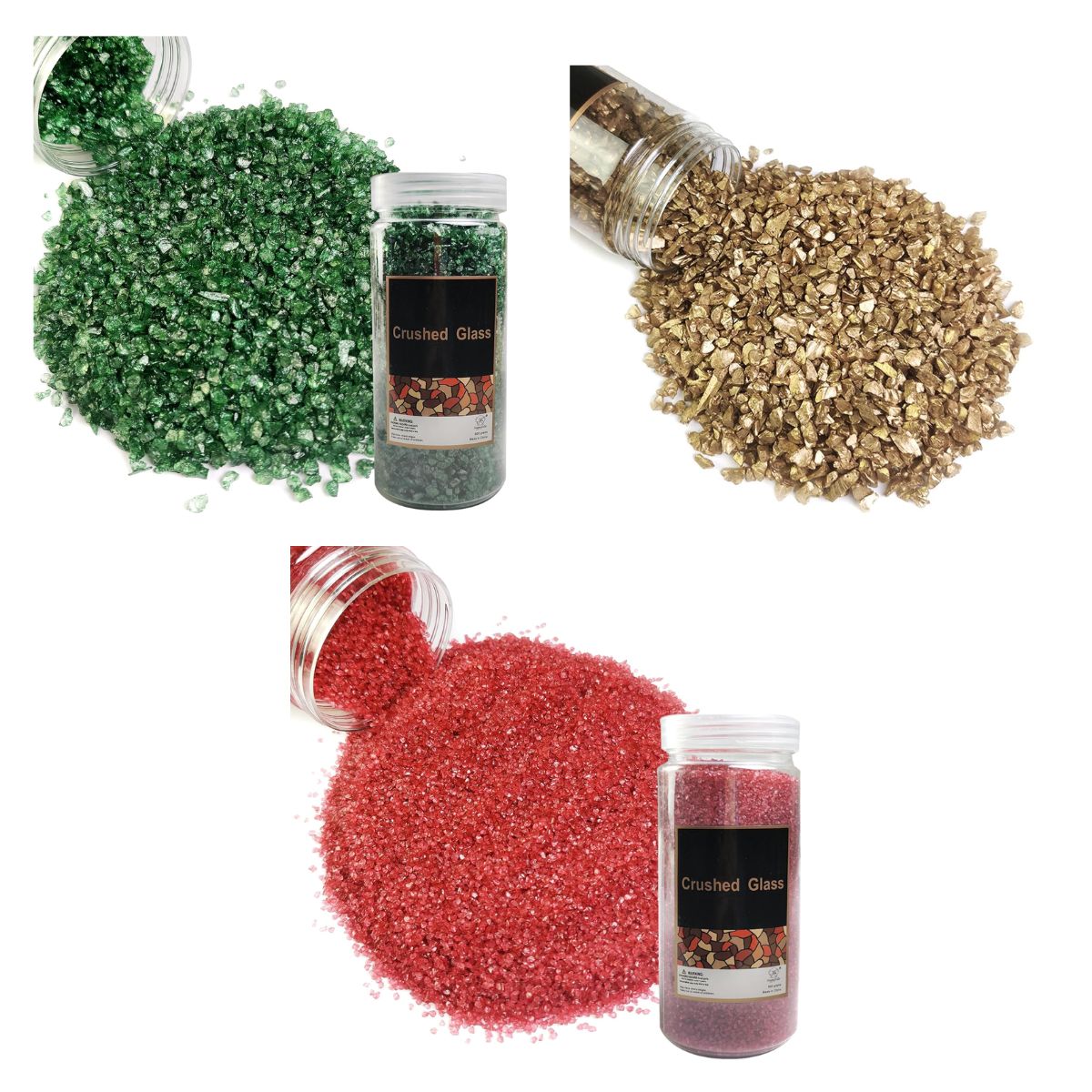 1.3 LB Crushed Glass Sand for Vase Filler