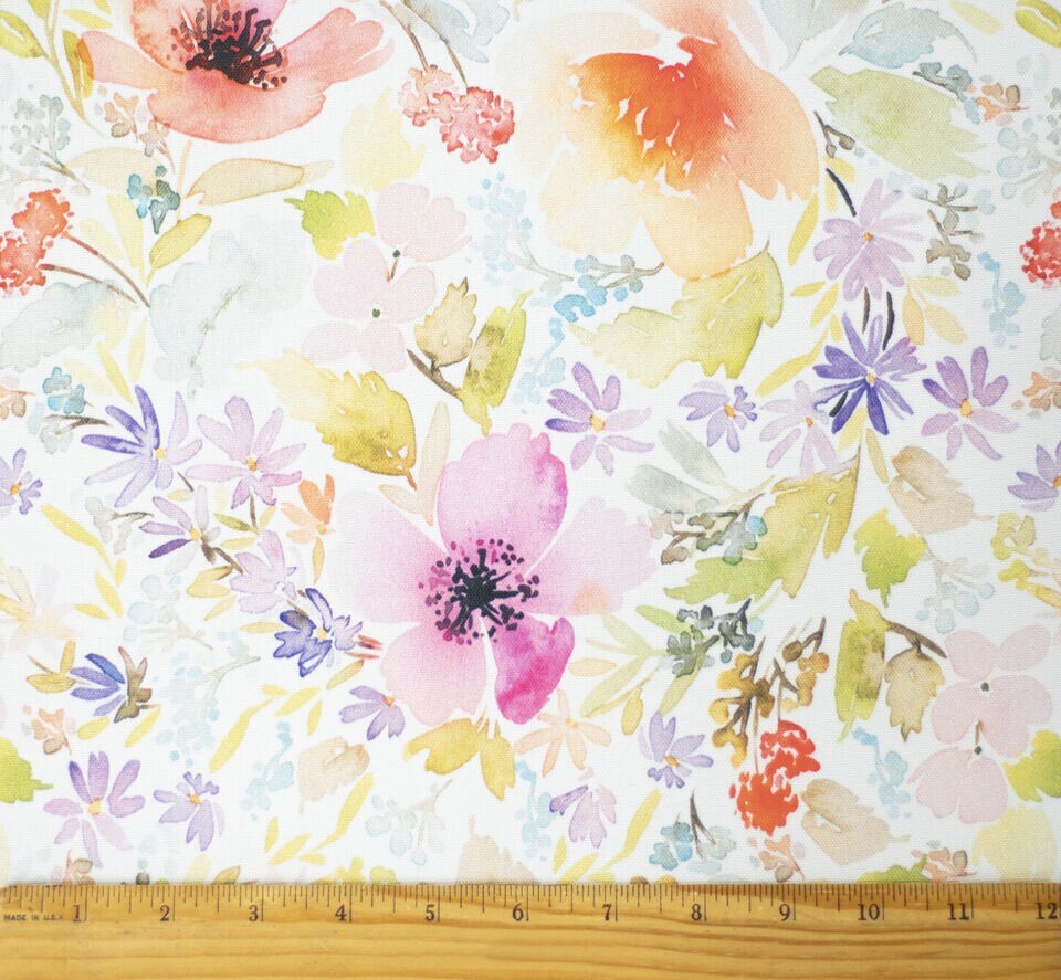 Printed Canvas Waterproof Outdoor Fabric 59&#x22; W 600 Denier Sold by The Yard