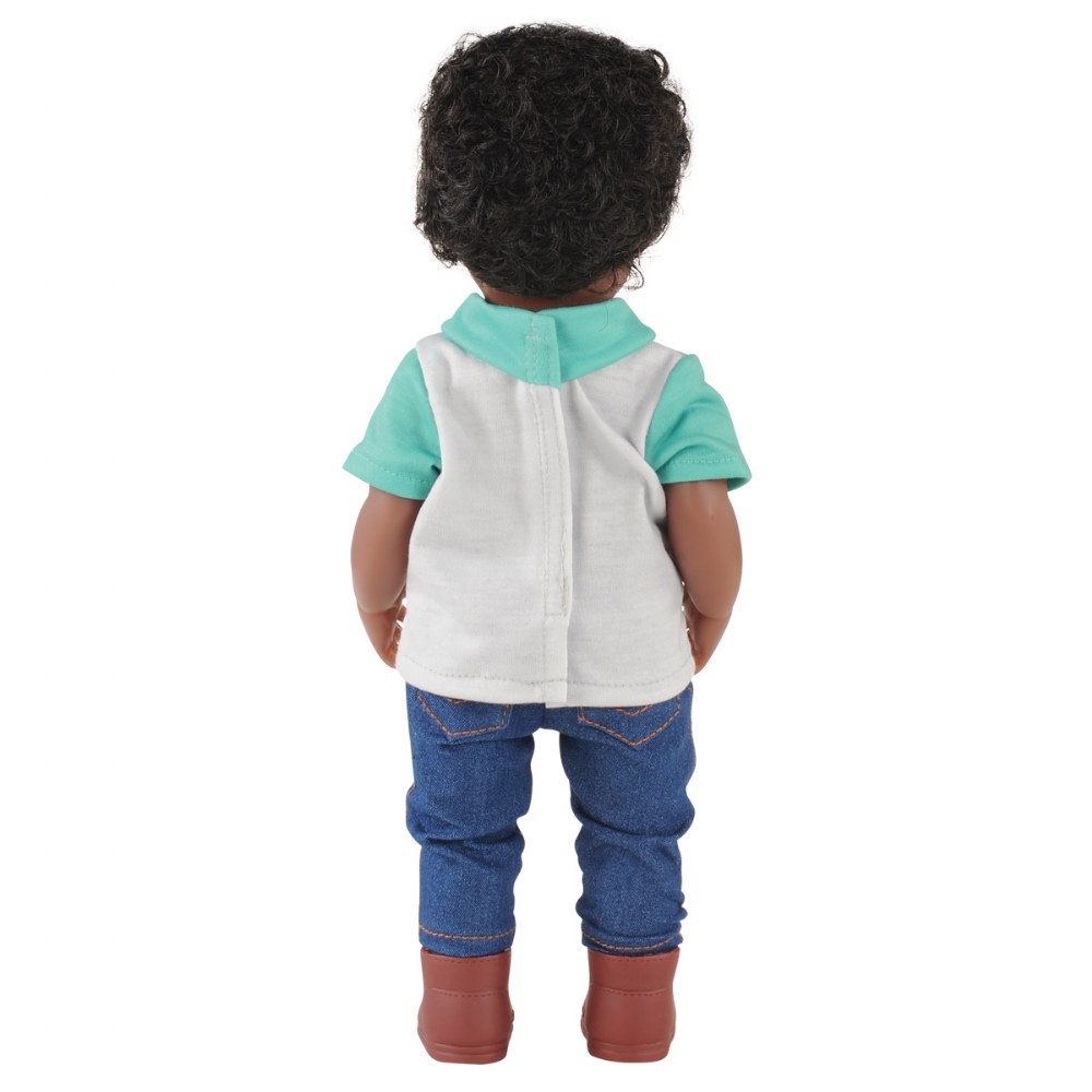 Kaplan Early Learning Company 13&#x22; Multiethnic Doll - African American Boy