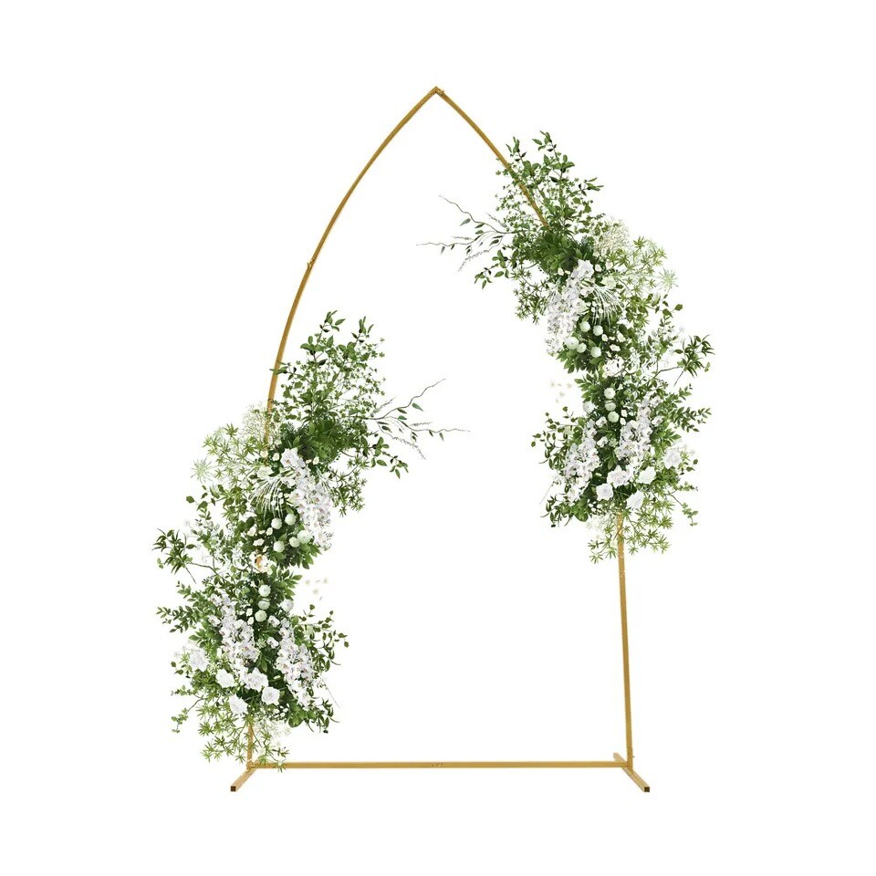 Wedding Arch Flower Frame 7.35FT Metal Rack Backdrop Stand for Party Decoration