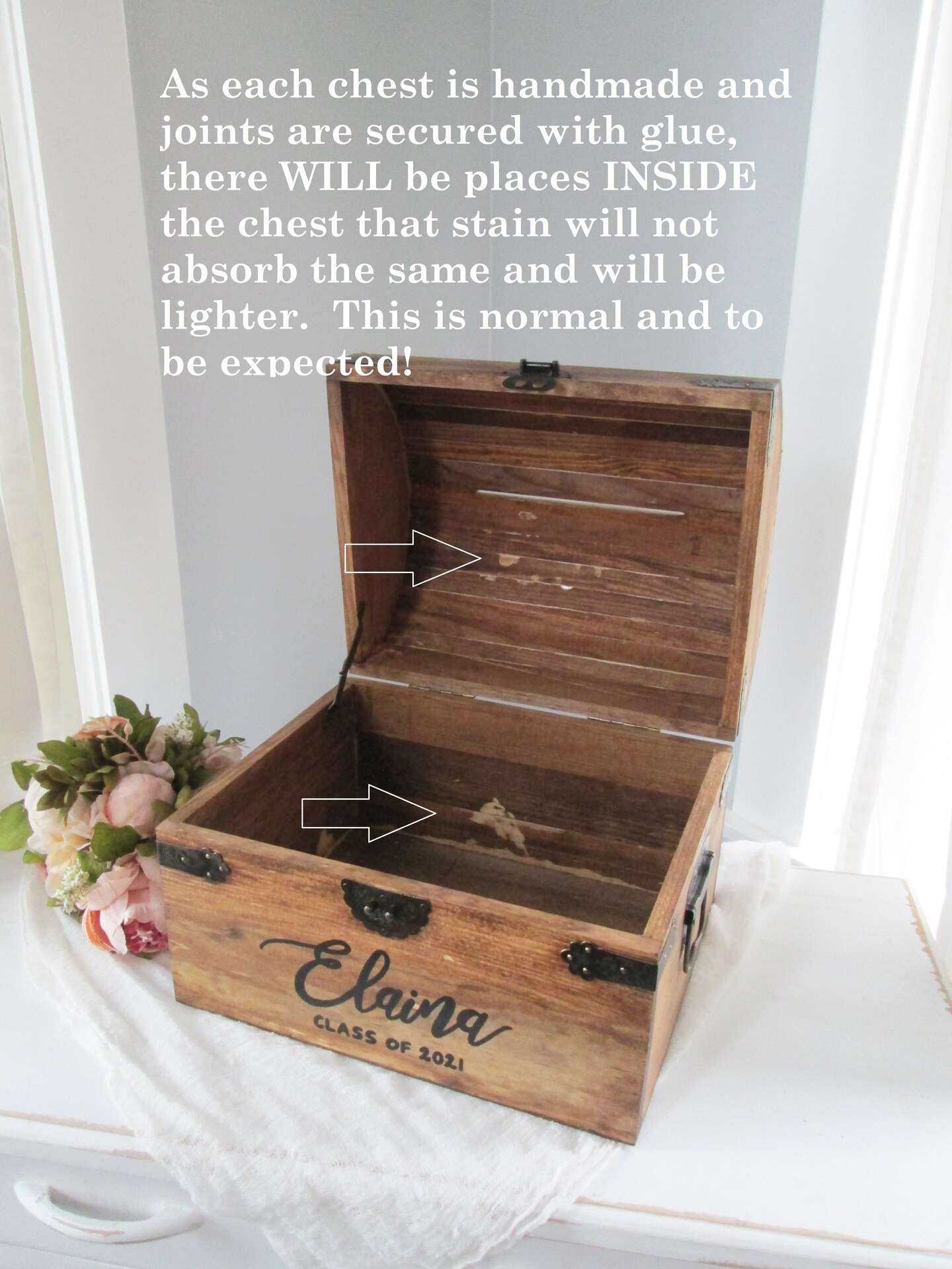 Personalized Wood Treasure Chest deals | Keepsake Box | Personalized Gift | Gift for kids | Wood Gift Box