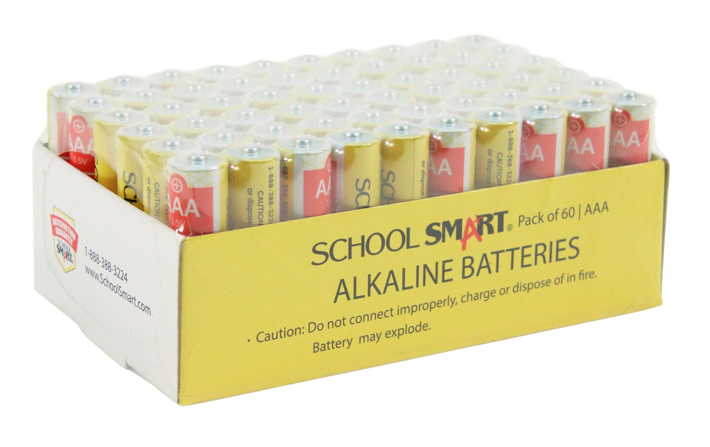 School Smart Alkaline AAA Batterie