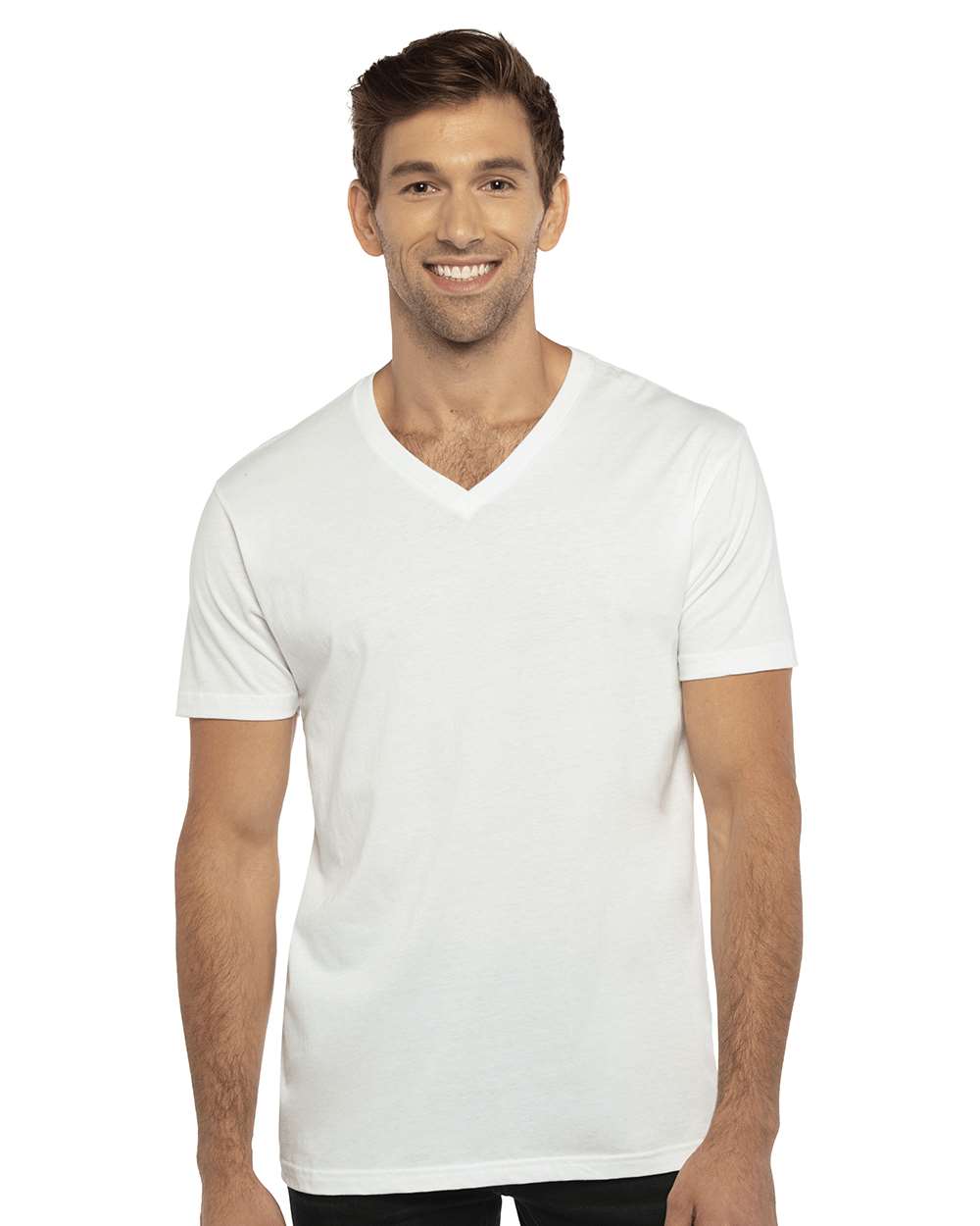 Next Level&#xAE; Cotton V-Neck Short Sleeve T-Shirt