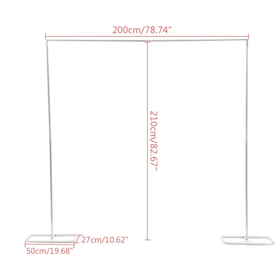 Metal Arch Rack Flower Vine Balloon Display Frame Stand Wedding Party Decor