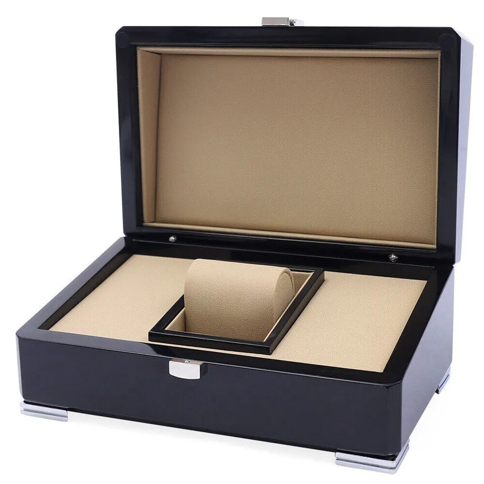 Omega Presentation Storage Watch ORIGINAL Box Case Pillows Jewelry
