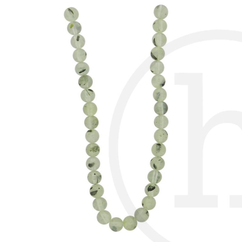 Green Garnet Round Beads