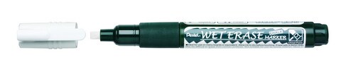 WET ERASE CHALK MARKER CHISEL TIP WHITE