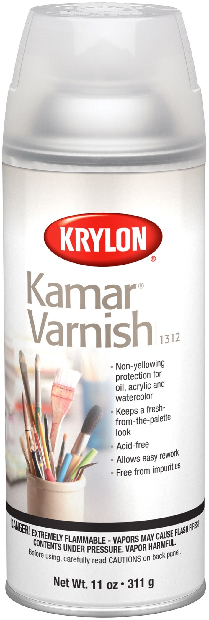 Krylon(R) Kamar Varnish Aerosol Spray-11oz