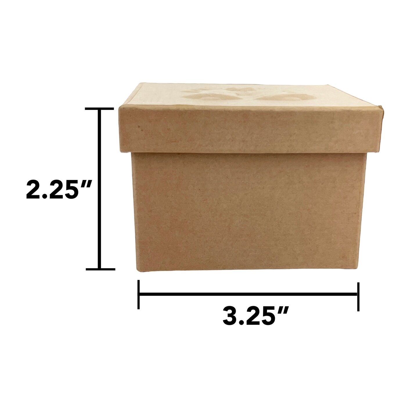 Value Pack of 12 Square Box with Bells Embossed Lid