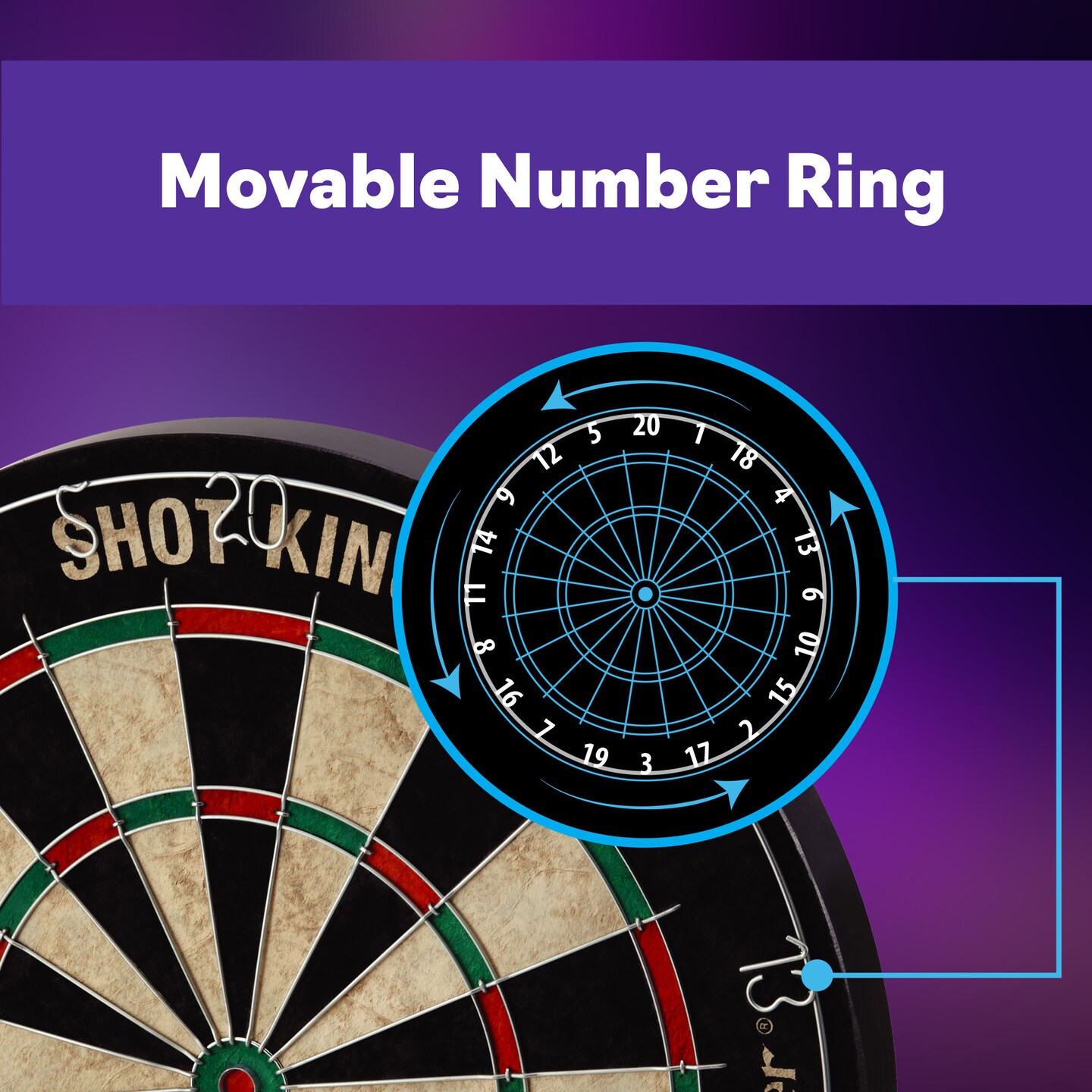 Viper Shot King Bristle Dartboard