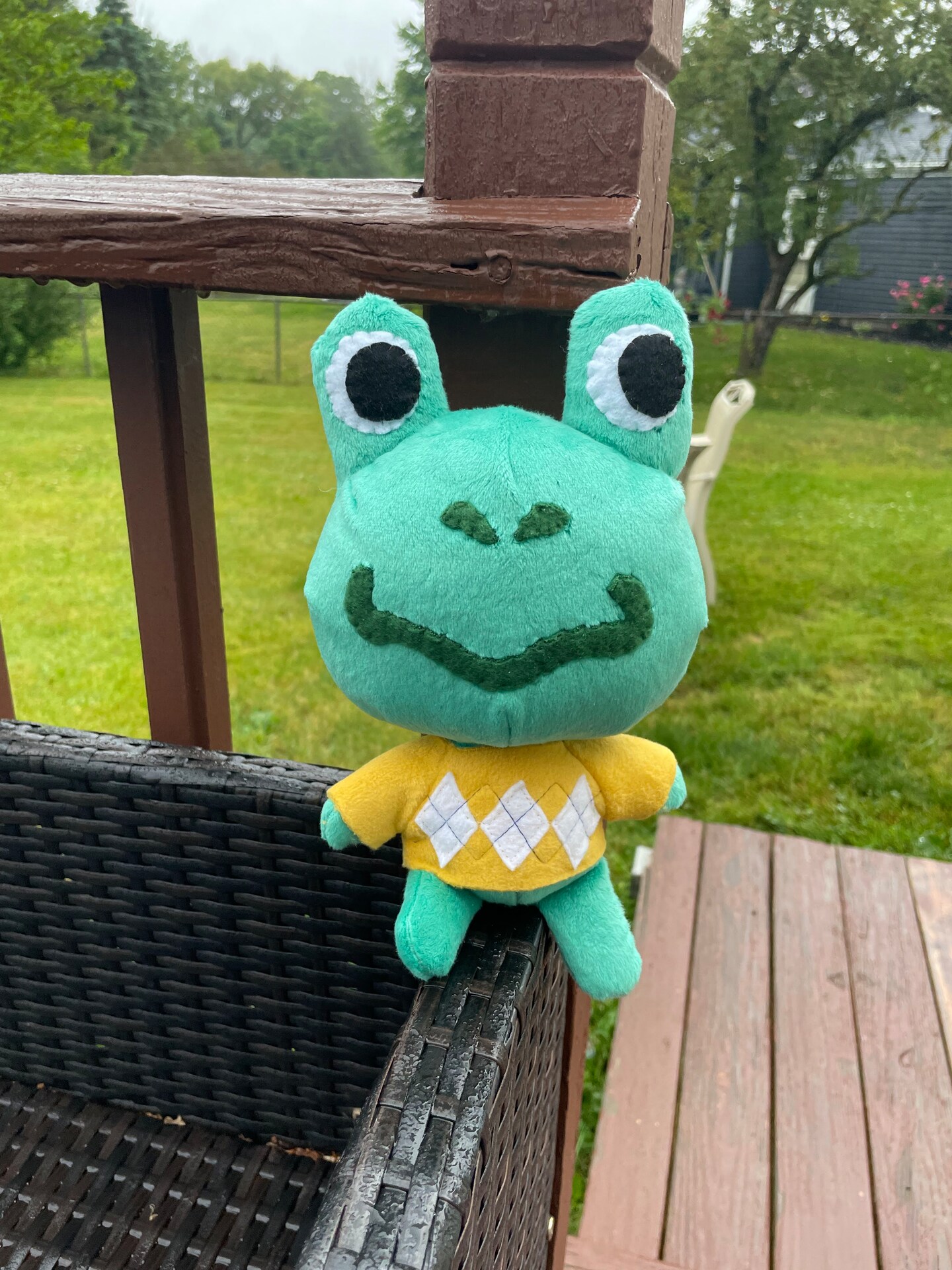 Tad the Frog Animal Crossing Handmade Plush | MakerPlace by