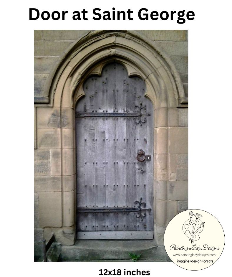 Door at St George's - Art paper for Decoupage and Mixed Media