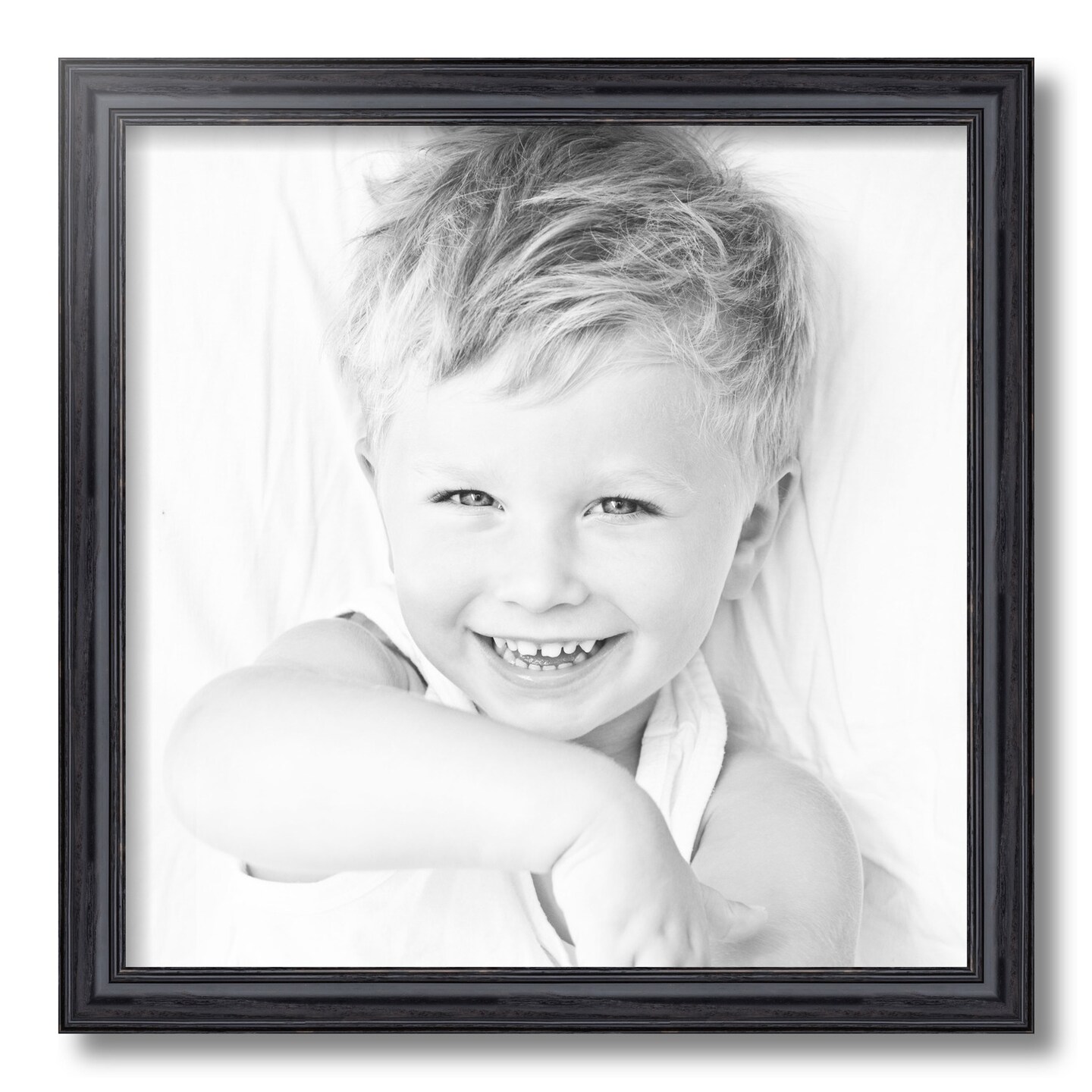ArtToFrames 16x16 Inch Picture Frame, This 1.25 Inch Custom Wood Poster Frame is Available in Multiple Colors, Great for Your Art or Photos - Comes with Regular Glass and  Foam Backing 3/16 inch (V-59504-16x16)