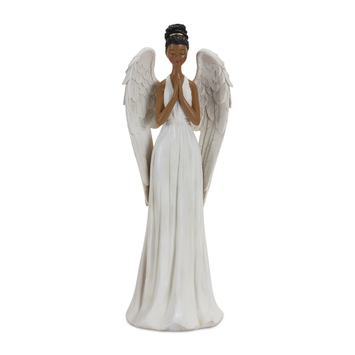 Melrose 14" Praying African American Christmas Angel Figurine