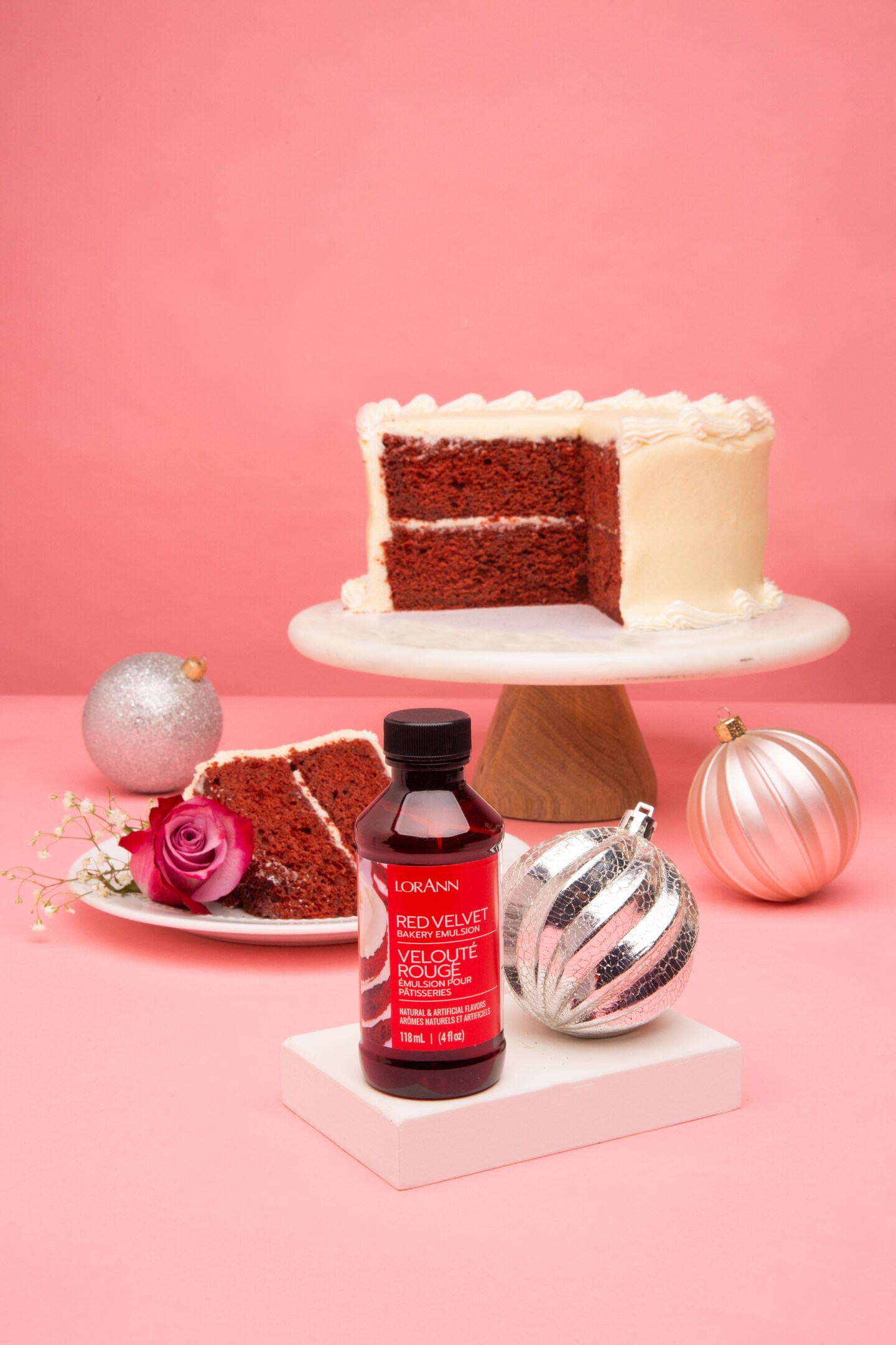 LorAnn Oils Bakery Emulsion Holiday Variety Pack - Almond, Red Velvet, Pumpkin Spice, Natural Peppermint, Pistachio and Butter Vanilla - 4 ounce bottles