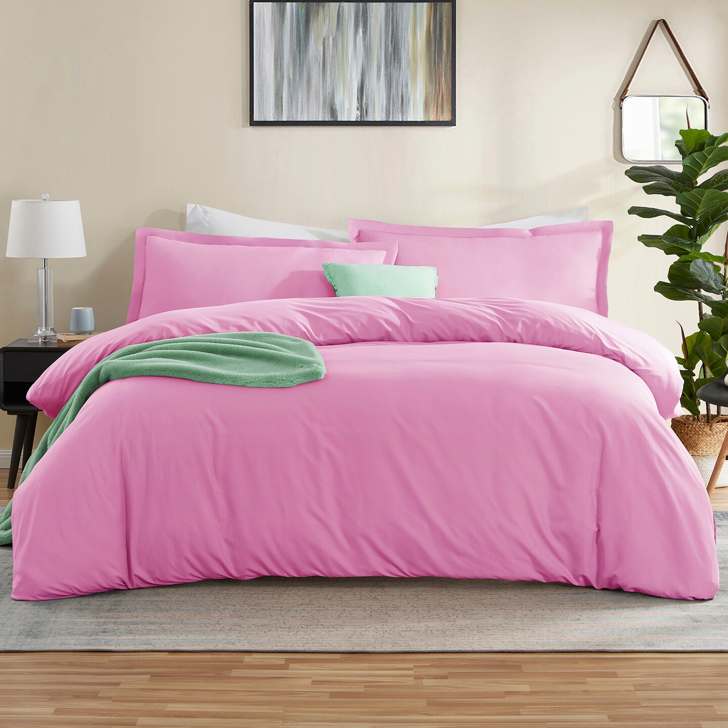 Nestl Double Brushed Microfiber Duvet Cover Set
