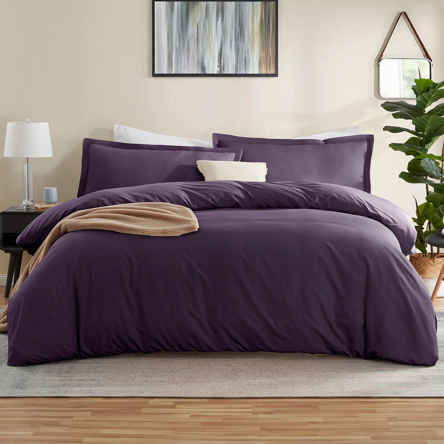 Nestl Double Brushed Microfiber Duvet Cover Set