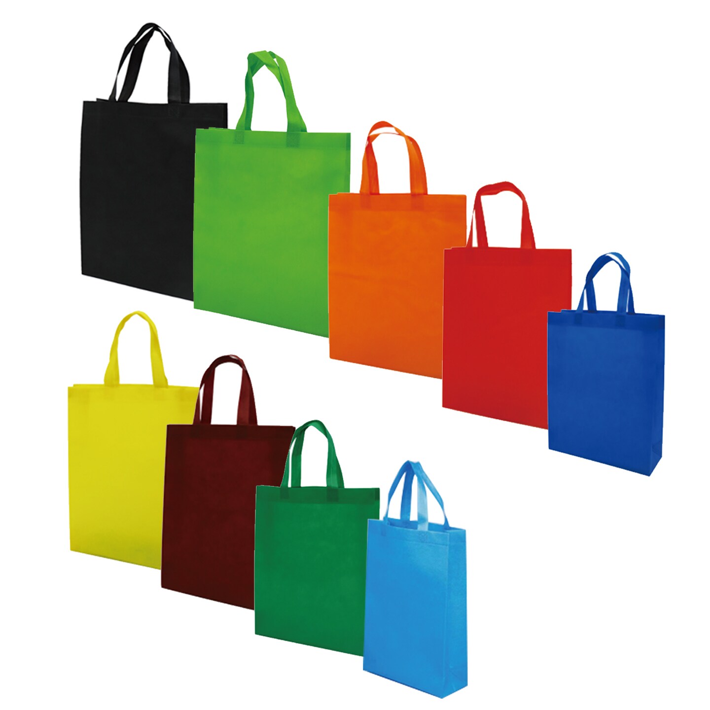Non-Woven Tote Bags | Reusable | Goodie Gift | Plain Party | Wedding Company | favors bags Customize bags-RADYAN&#xAE;