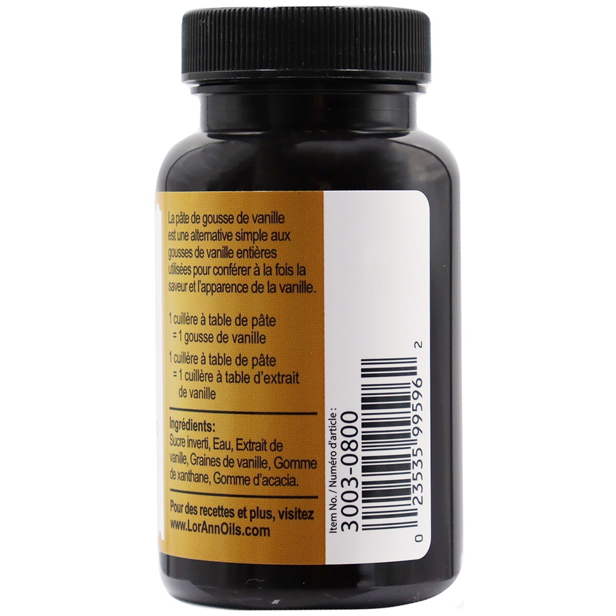 LorAnn Oils Natural Vanilla Bean Paste, 4 ounce