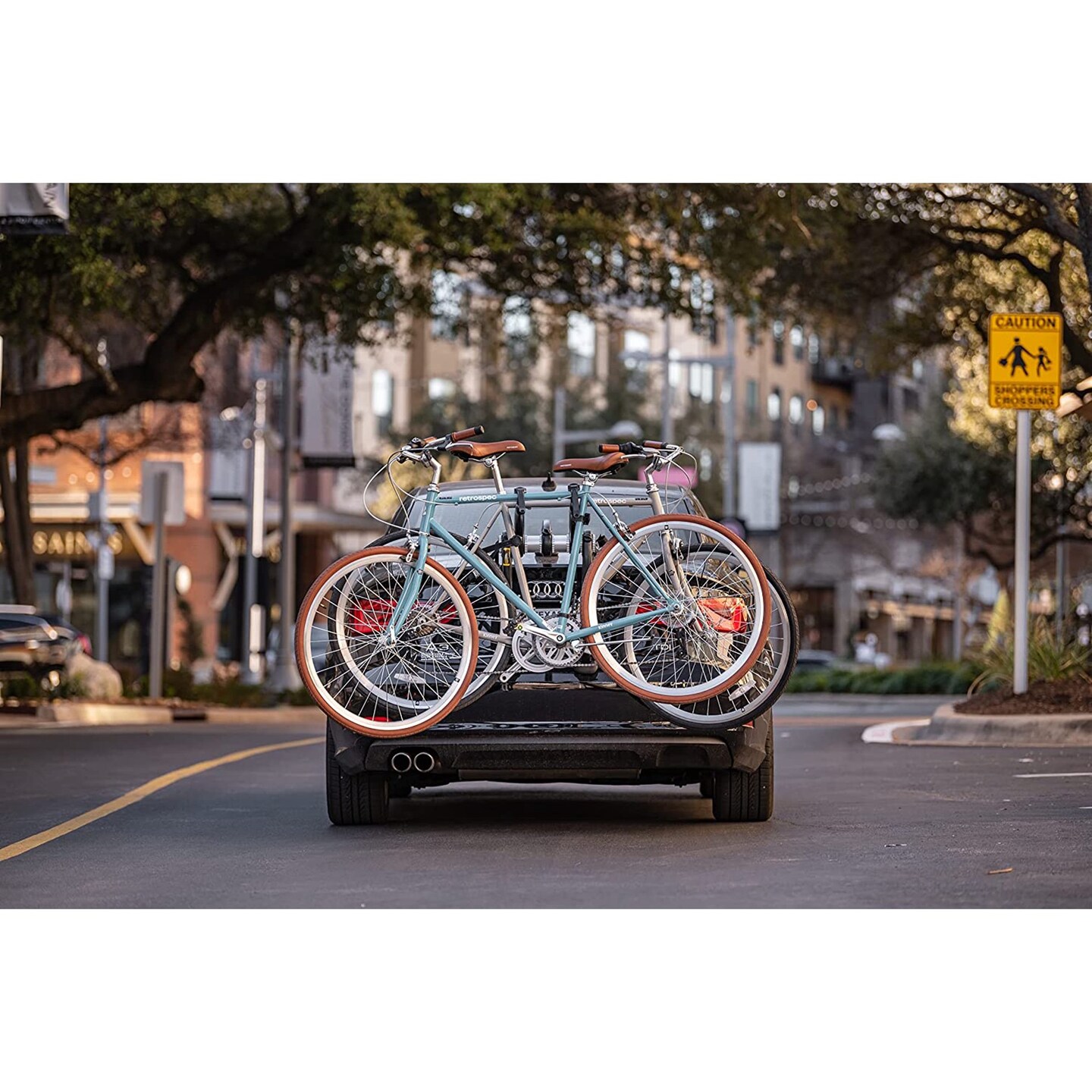 Saris Bones Trunk Bike Rack Mount, Bike Rack for Car and SUV, 2 Bikes