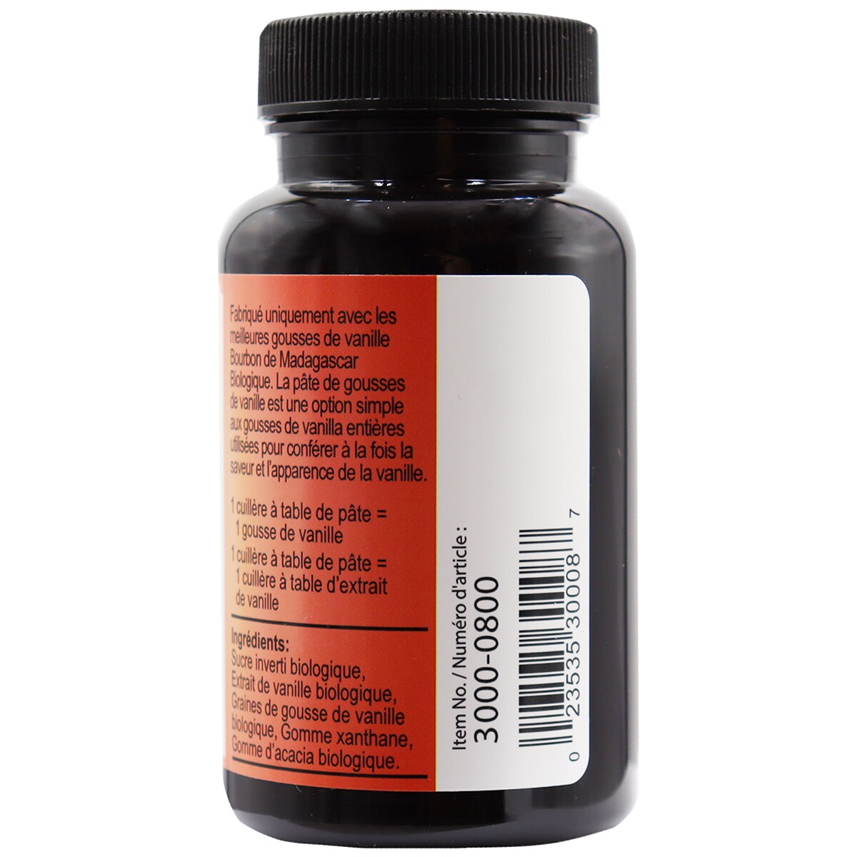 LorAnn Oils Organic Madagascar Vanilla Bean Paste, 4 ounce
