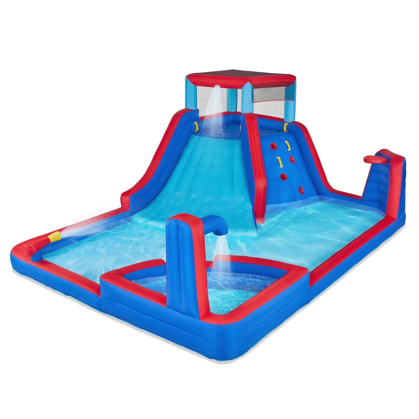 Sunny & Fun Inflatable Water Slide, Waterslide for Kids Backyard with Air Pump & Carrying Case