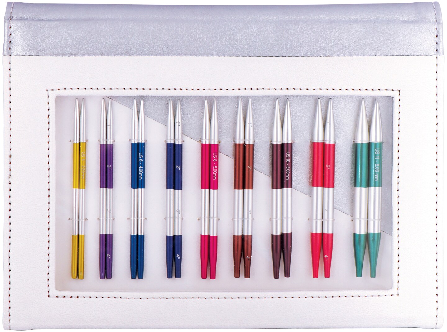 Knitter's Pride-SmartStix Deluxe Interchangeable Needles Set-Sizes 4/3.5mm To 11/8mm