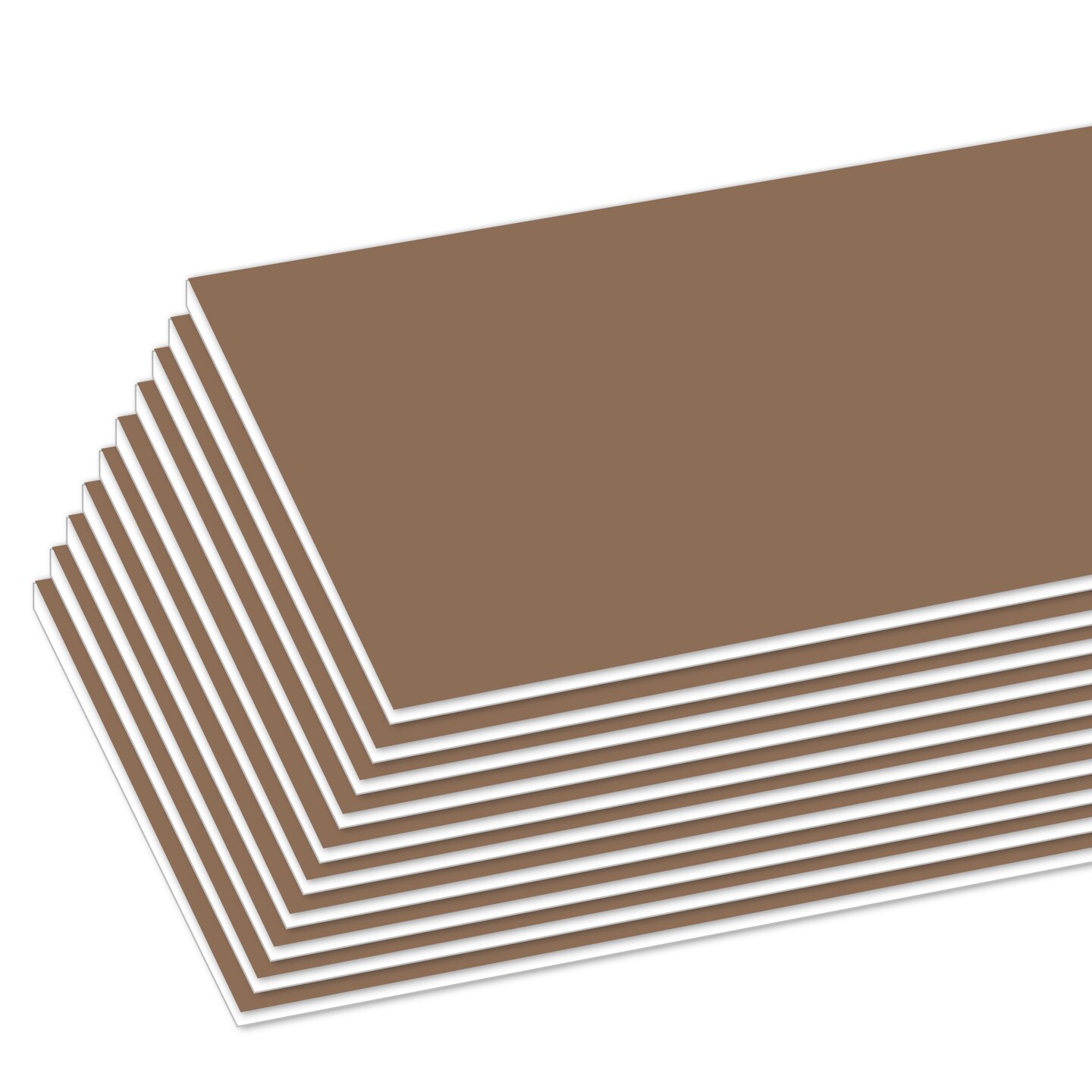 BAZIC 20&#x22; X 30&#x22; Brown Foam Board (25 Unit/Case)