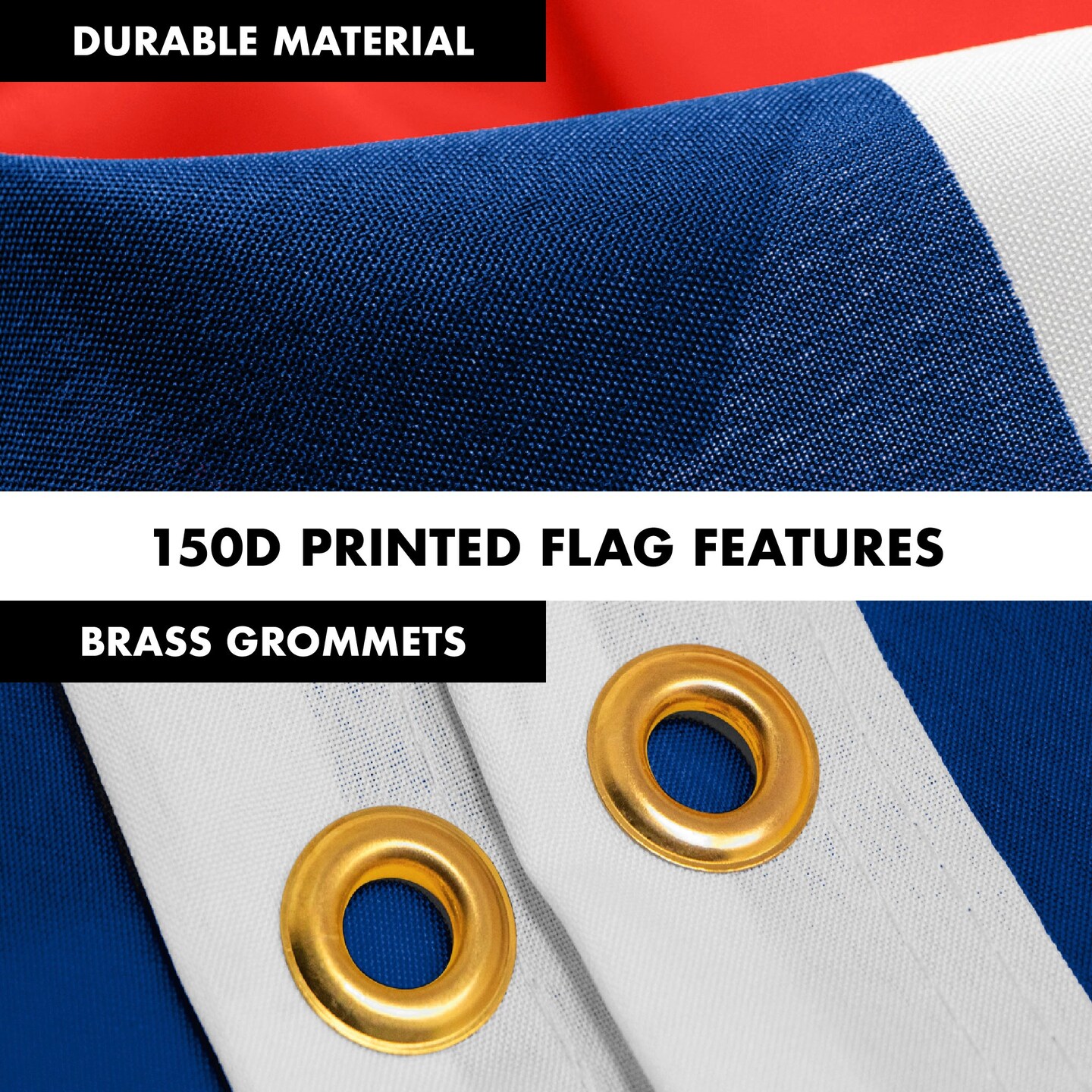 G128 Combo Pack: 6 Feet Tangle Free Spinning Flagpole (Black) Cuba Cuban Flag 3x5 ft Printed 150D Brass Grommets (Flag Included) Aluminum Flag Pole