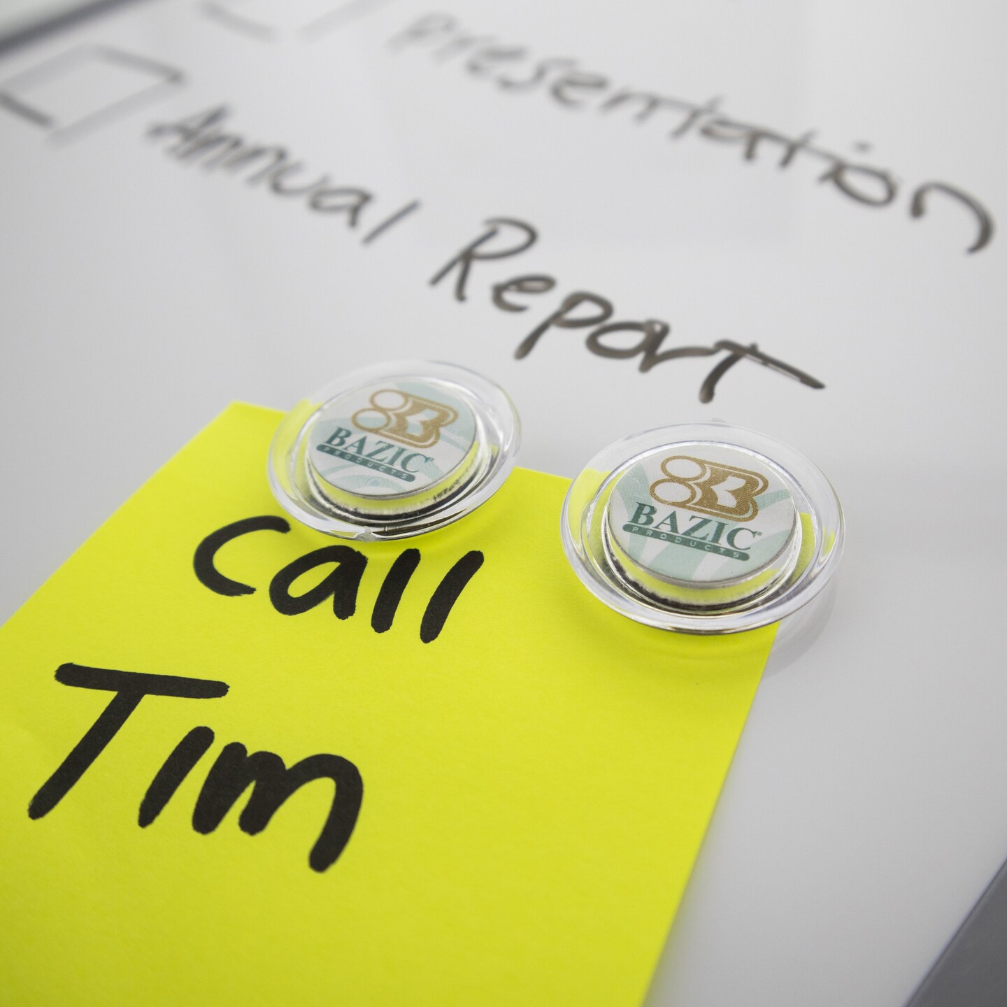 BAZIC CLASSIQUE Magnetic Dry Erase Board 11" X 17" w/ Marker & Magnets