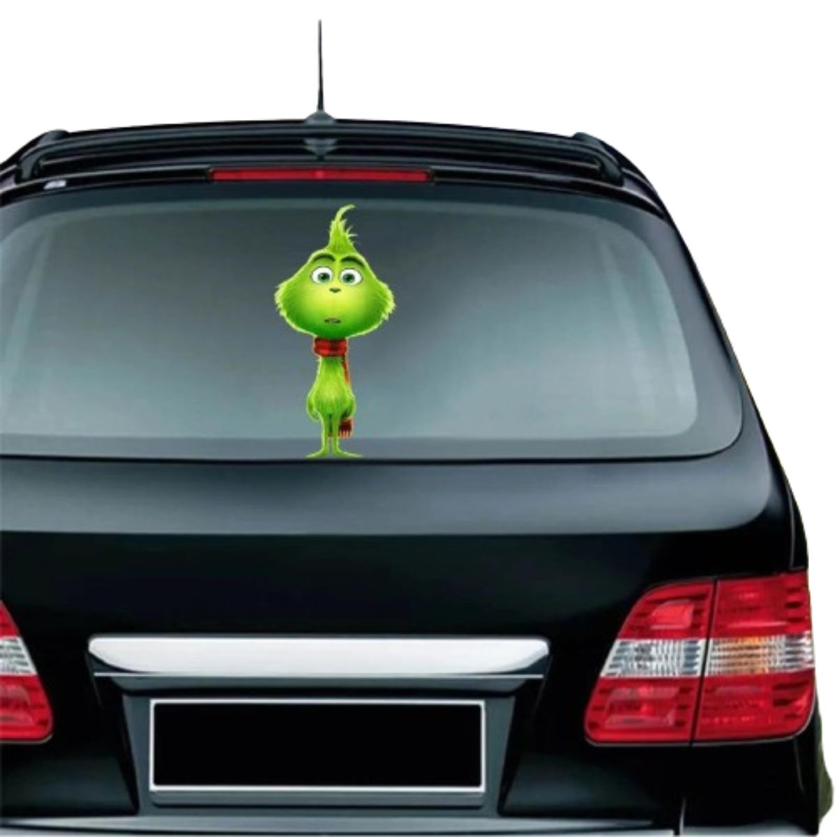 Grinch Themed Christmas Car Sticker