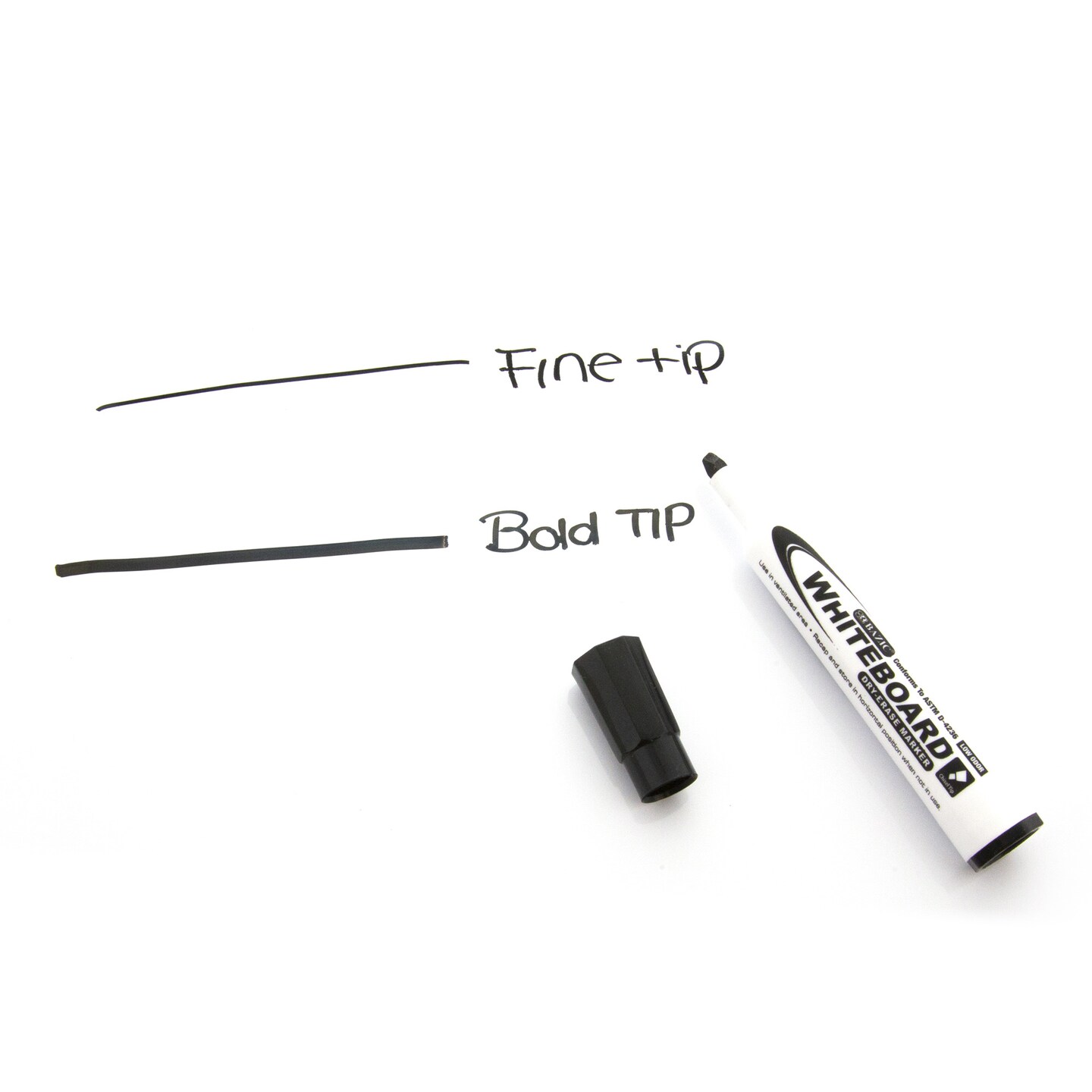 BAZIC Chisel Tip Assorted Color Dry-Erase Markers (3/Pack)