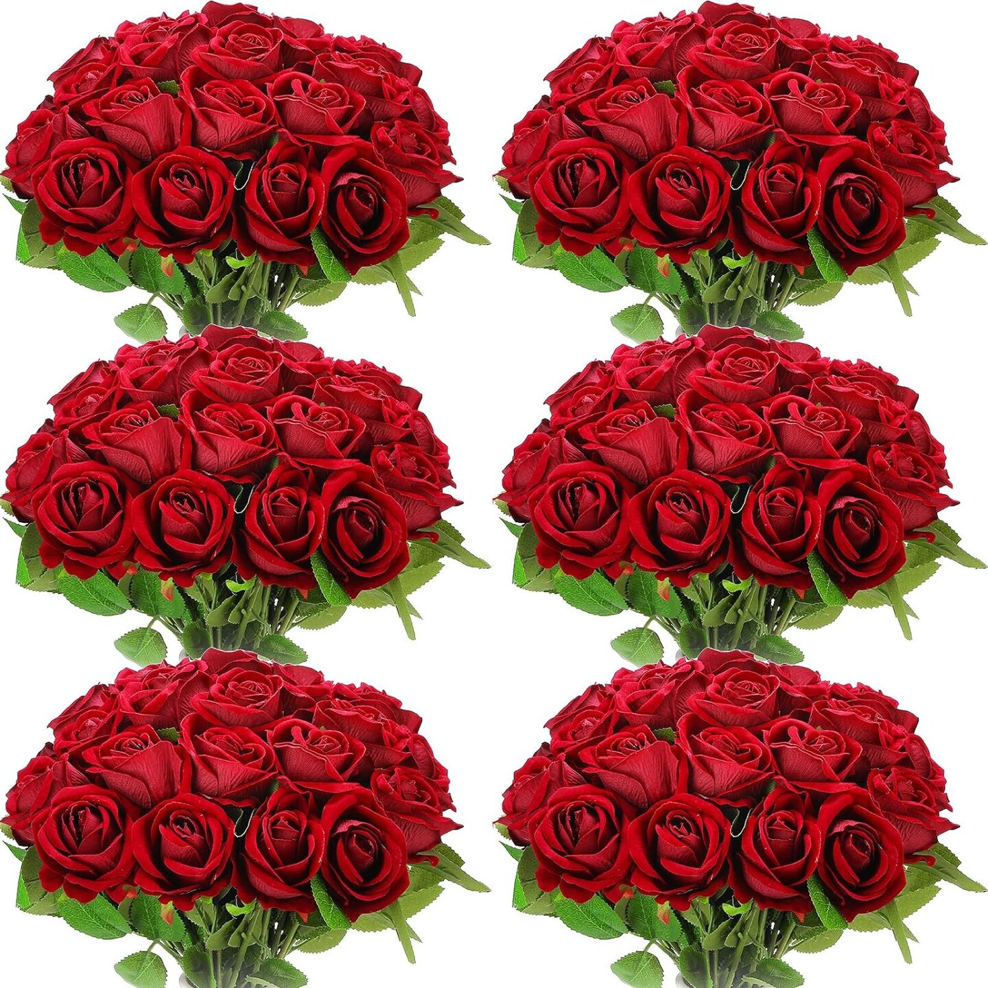 50 Realistic Silk Roses: Perfect for Home, Weddings, and Parties