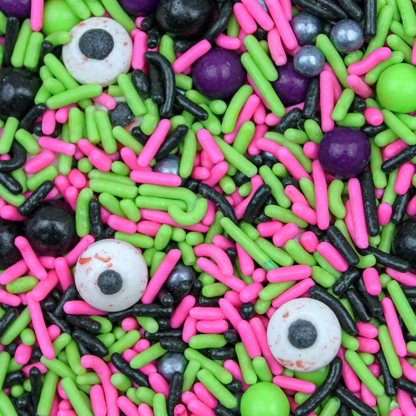 Krazy Sprinkles - Monster Mash Mix (1/2 Cup, 1x Jar) for Cakes, Ice Cream &#x26; Cookies